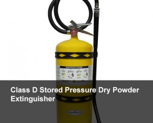 Class D Stored Pressure Dry Powder Extinguisher