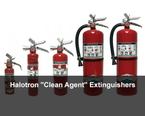 Halotron “Clean Agent” Extinguisihers